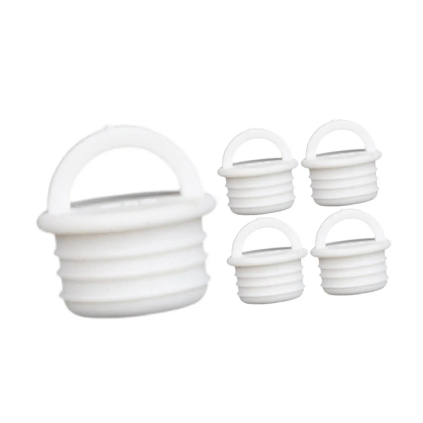Multipurpose Silicone Drain Plug Stopper for Mop Bucket Replacement with Pull Ring Round Water Seal for Bathroom Kitchen Laundry