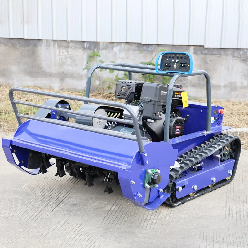 Customized 2025 CE EPA Approved Remote Control Grass Mower Front Flail Mower Grass Cutter High Productivity Lawn Mower