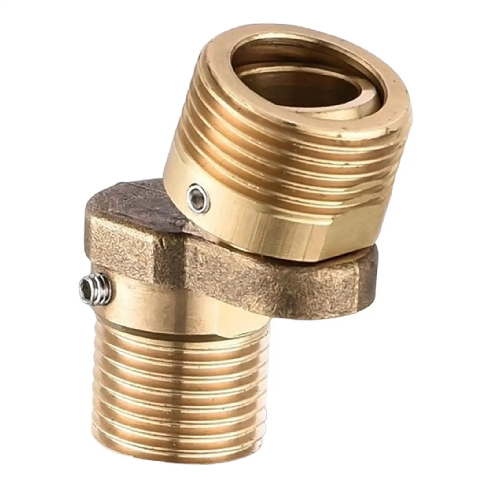 Adjustable Universal Shower Faucet Adapter 54mm Copper Angled Curved Foot for Bathtub Plumbing