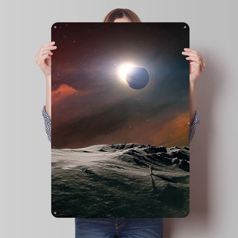 Tranquility Part 1 Printed Poster Customizable Wall Art Retro Vintage Metal Tin Signs for Home Room Aesthetic Decoration Gaming