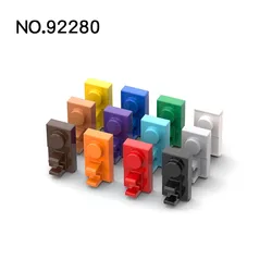 50pcs MOC Compatible Assembles Particles 92280 Plate Special 1 x 2 with Clip on Top Building Block DIY High-Tech Toy Educational