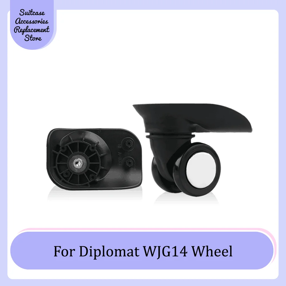 

For Diplomat WJG14 Universal Wheel Replacement Suitcase Smooth Silent Shock Absorbing Durable Wheel Accessories Caster Wheels