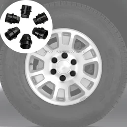 6 adet tekerlek Lug fındık kapak kap 27mm 15646250 GMC için değiştirin Savana Yukon Chevrolet Chevy Savana 1500 2500 Tahoe kamyon aksesuarları