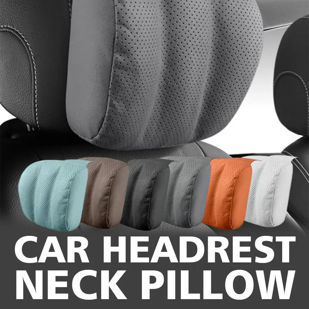 

Всесезонная универсальная автомобильная подушка для шеи, подушка для подголовника сиденья, хлопковая защитная подушка для шеи с эффектом памяти, эргономичная подушка для подголовника