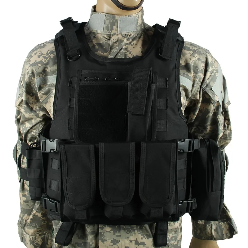 YAKEDA Chaleco Táctico MOLLE Resistente para Entrenamiento Exterior - imagen 5