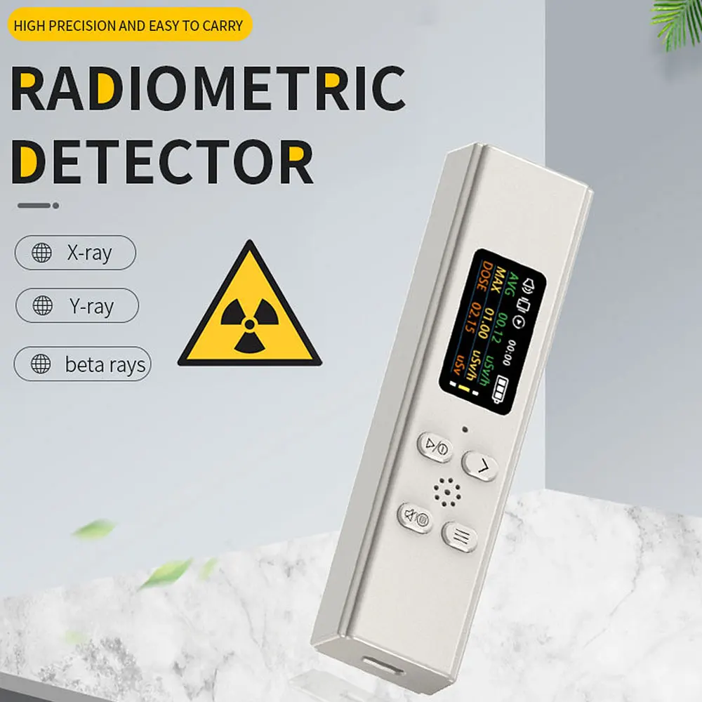 

High Precision Nuclear Radiation Detector Geiger Counter X-ray γ-ray β-ray Radioactivity Tester Waste Water Detector Tool