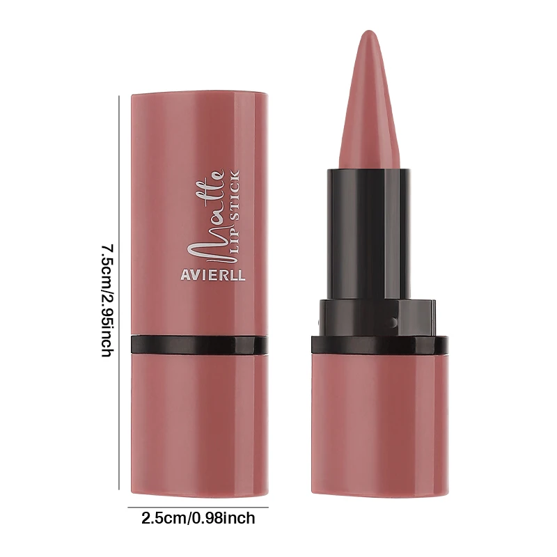 Penna per rossetto opaco - Matita per labbra liscia impermeabile e idratante a lunga durata - Trucco labbra quotidiano e uso per le feste di Natale!
