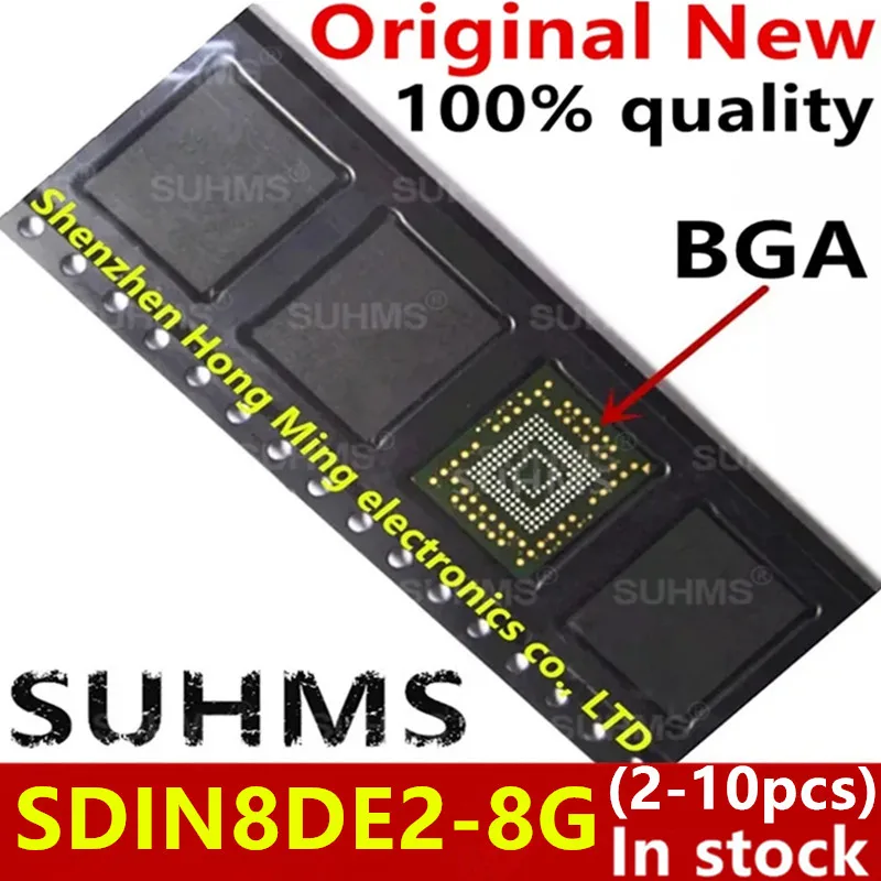 

(2-10 шт.) 100% новый женский чипсет SDIN8DE2 8G BGA