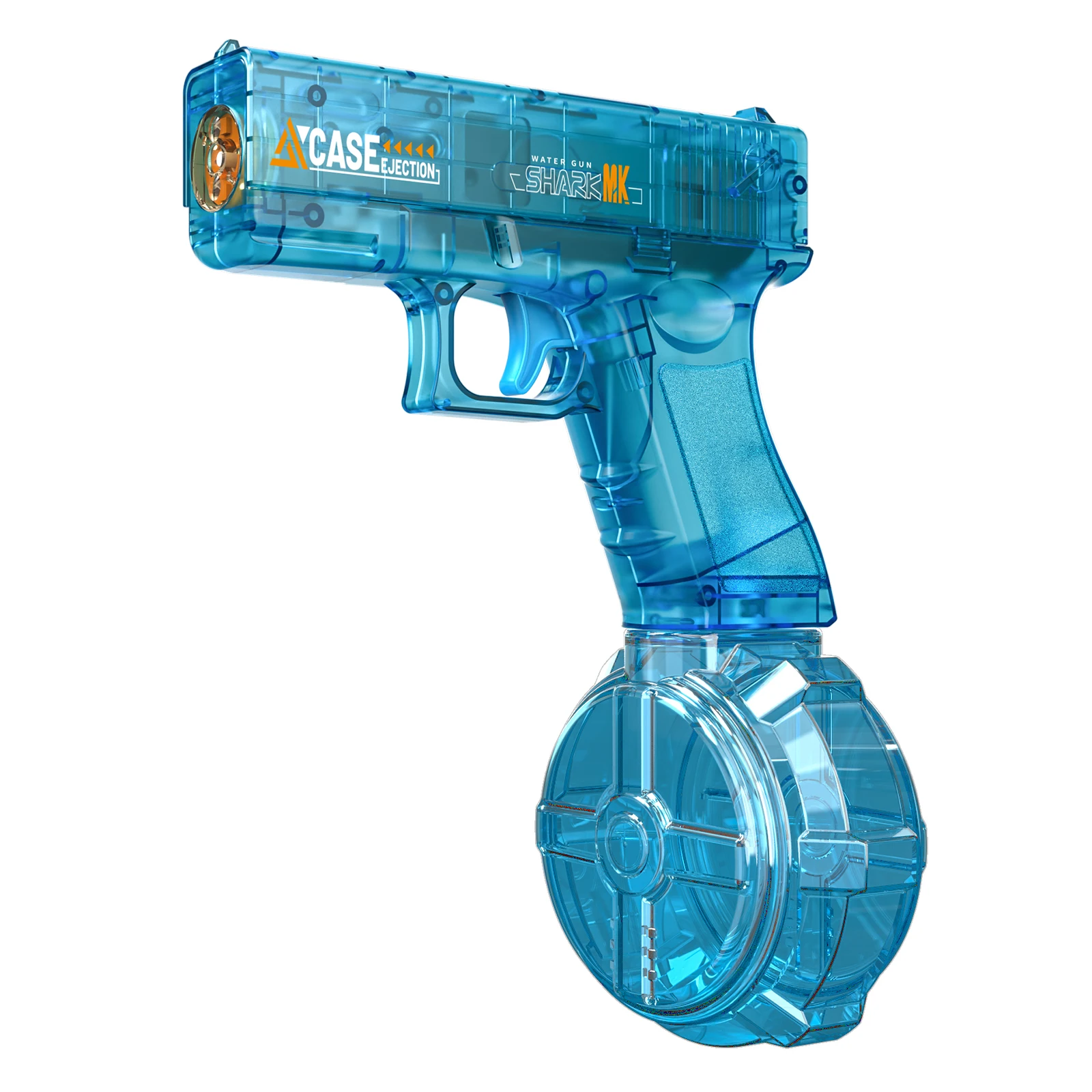 Elektrische Wasserpistole, automatisches Spritzen mit Pistole, realistische Pistole, Maulkorb, Flamme, Sommer, Outdoor, Strand, Schwimmbad, Party-Spielzeug – Detail 8