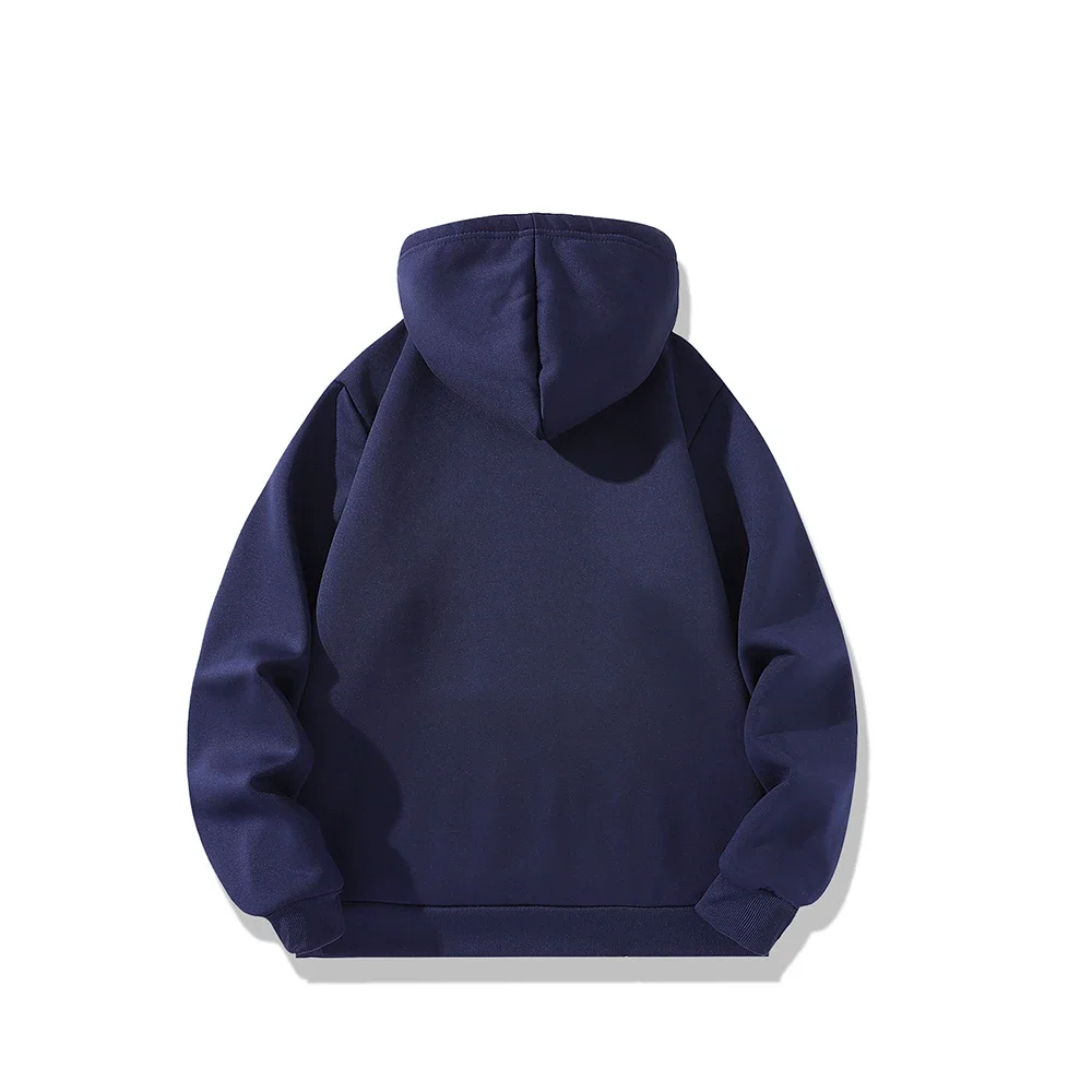 سترات بغطاء رأس دافئة للرجال والنساء ، بلوفر غير رسمي حراري ، بلوزات لامبسوول فضفاضة ، معاطف ملابس خارجية أحادية اللون ، موضة الشتاء