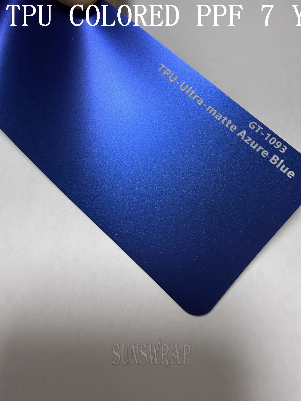 Highly Hydrophobic Matte Metallic Deep Blue TPU PPF Paint Protection Film Wet Install for Cars Aircraft Luxury Yachts 5x52ft
