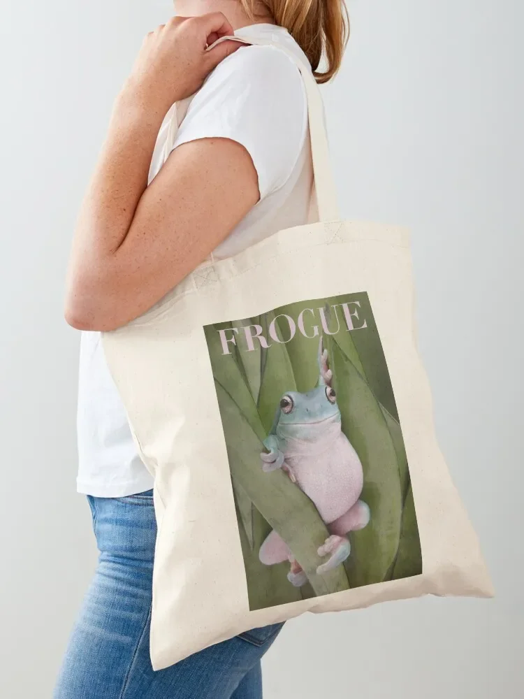 HD Frogue Internet Meme Frog Fashion Tote Bag Gift bags custom canvas bag Eco bag the tote