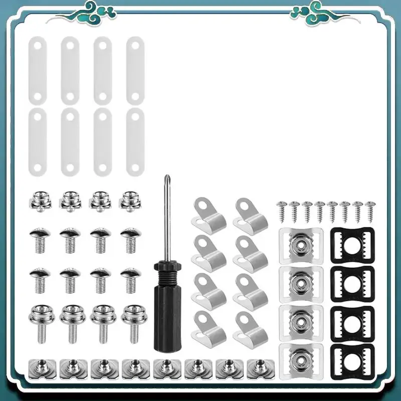 

A65G-Hockey Helmet Repair Kit Helmet Maintenance Tools Replacement Parts Clips Screws Hardware For Football Baseball