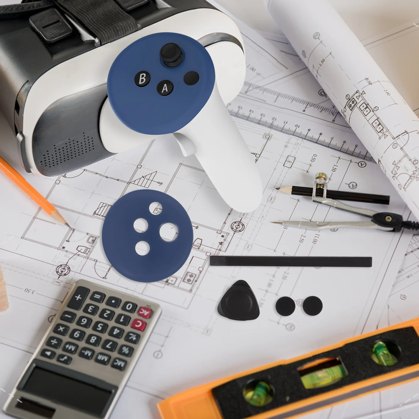 

1 set 1 Set Vr Hand Controller Cover Replacement Game Controller Top Protector Kit Compatible With Meta 3 Durable Gaming