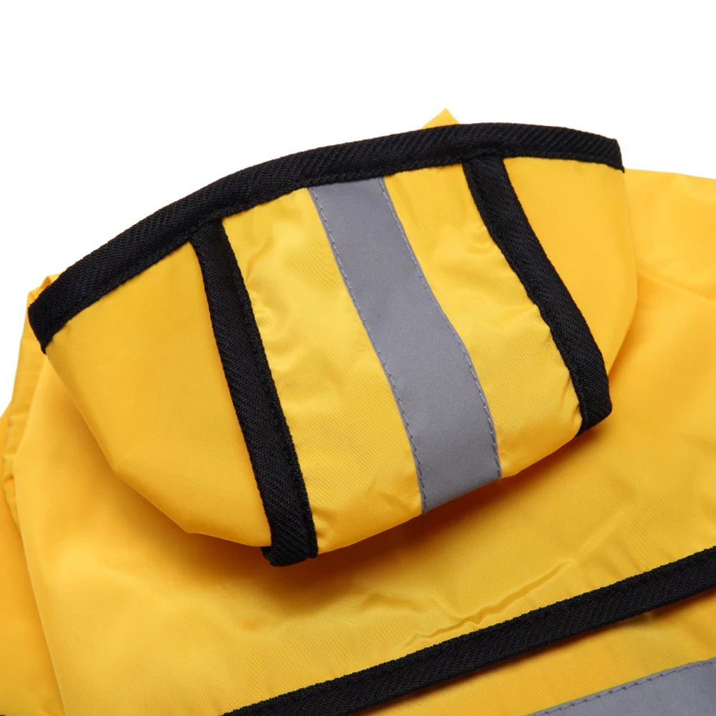 

Pet Dog Reflective Raincoat Waterproof Hooded Jacket Small Dogs Clothes Gear Spring Summer Rainy Season Pet Supplies