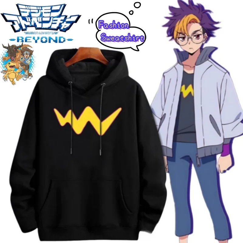 

Digimon Adventure Agumon Greymon Taichi Yagami Аниме Товары Модная толстовка с капюшоном, осенне-зимняя плюшевая теплая толстовка с капюшоном