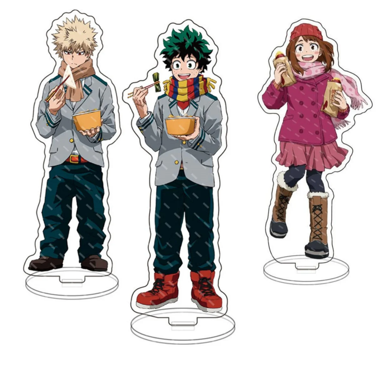 Adornos de escritorio acrílicos de My Hero Academy, soporte, modelo de tarjeta, regalos, personajes de Anime, juguetes, entorno, regalos de cumpleaños de 15cm