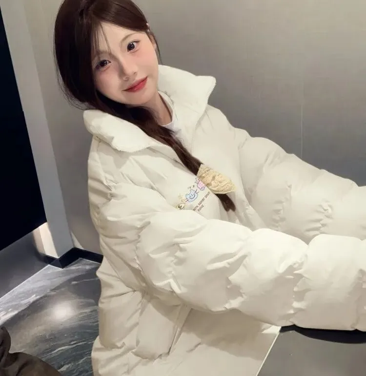 

Parka Vintage Womens Unquilted Unstitched Unsewn Unthreaded Unneedled Unembroidered Unseamed Disconnected Separated Loose Ladies