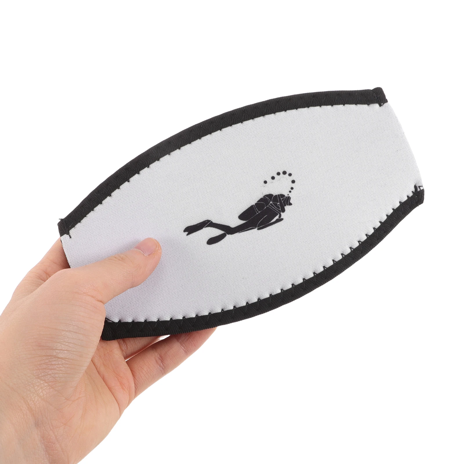 

Snorkel Mask Strap Cover Double Layer Hair Protector Durable Sbr Material Easy Installation Scuba Diving Accessories