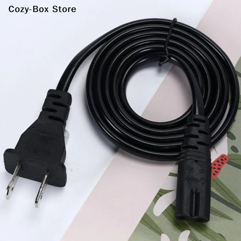 [ZY]2pin US Plug Power Cable 8 Compatible Devices 2 Prong Electrical Cord For Laptop Charger TV Radio Speaker[ZY]