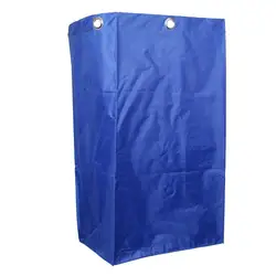 Cleaning Storage Bag for Commercial Housekeeping Cart Janitorial Cart Blue