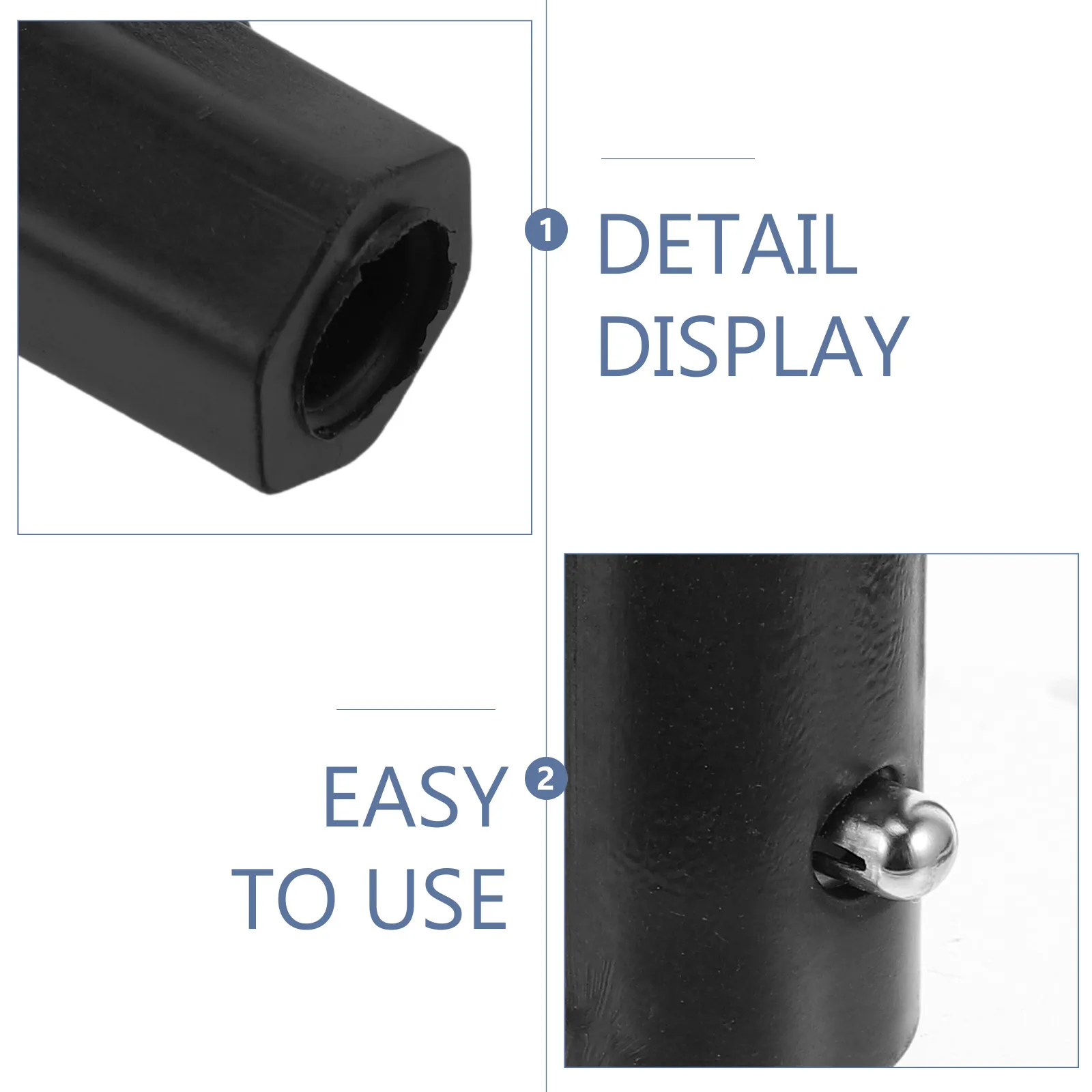

Trampoline T-Tube Connector Enclosure Pole End Caps Replacement Parts Plastic Pipe Sleeve Outdoor Trampoline Accessories for Top
