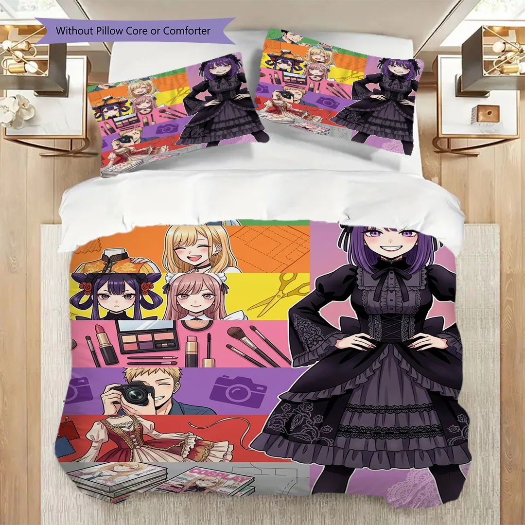 Duvet Cover Set with My Dress-Up Darling Printed Pillowcase & Daily Use Bedding-kwq439