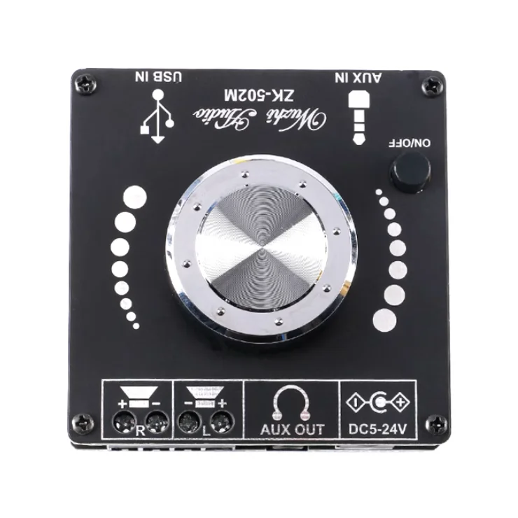 ZK-502H ZK-502M ZK-1002M 50WX2 100WX2 Mini 2.0 Stereo Bluetooth 5.0 Digital Power Amplifier Board Audio Amplificador Module