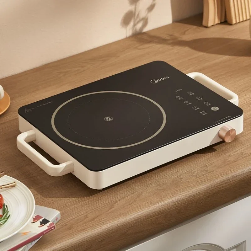 

Электрическая керамическая плита, бытовая, 2200, жарка, огонь, индукционная плита с двойным кольцом, мощная, многофункциональная