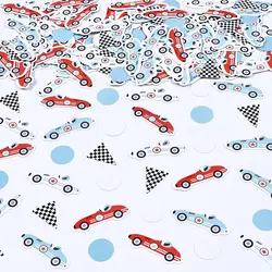 Vintage Race Car Birthday Party Decor, Confetti Table Decor, Retro Let's Go Racing Scatter, Baby Shower, Fast One Two, 200Pcs
