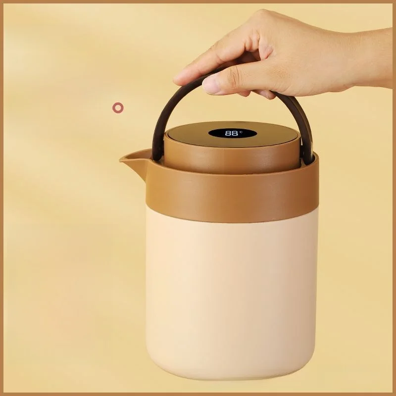 Home Use Stainless Steel 316 Intelligent Digital Display Tea Pot Ceramics Inner Tank Thermal Insulation Pot Oolong Tea Brewin...