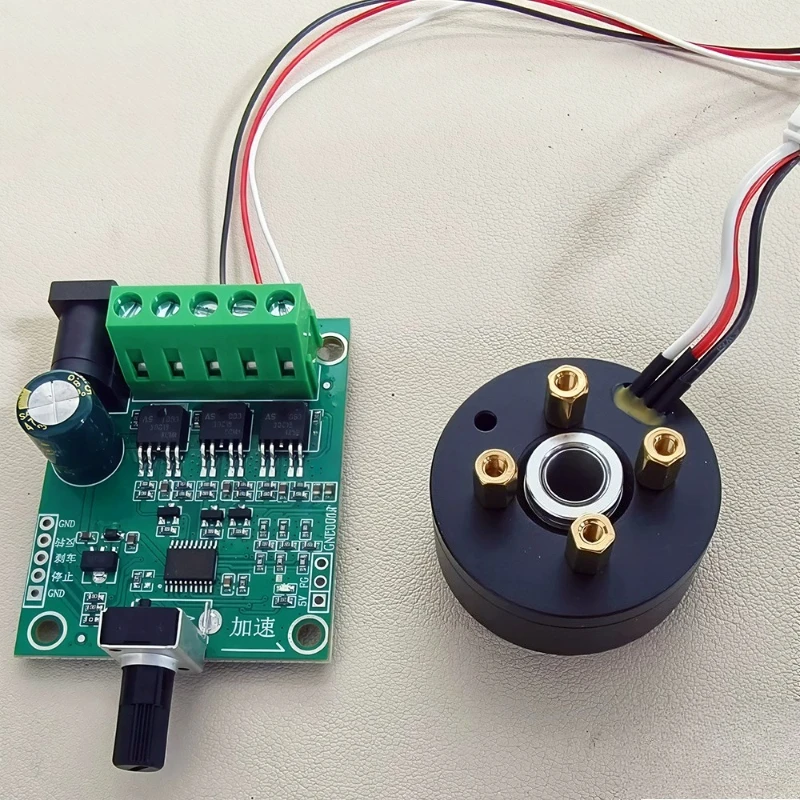 New Radial Free Magnetic Ring 2804 Three Phase Flow Brushless Inductive Motor BLDC Hollow Cross Line