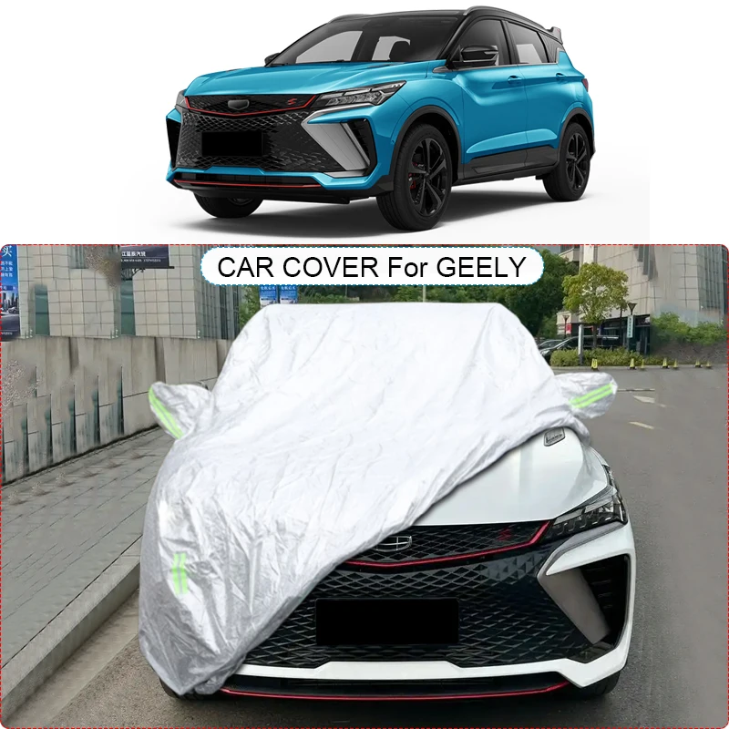 3Layer Thicken Car Cover Snow Waterproof For Geely Azkarra Binray Cityray Coolray Emgrand Galaxy L7 Geometry C LIVAN X6 MONJARO