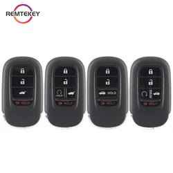 REMTEKEY Smart Car Key Shell Remote Case FCC KR5TP-4 for Honda CR-V Civic Accord Pilot 2022 2023 4/5 Buttons PN 72147-T43-A11