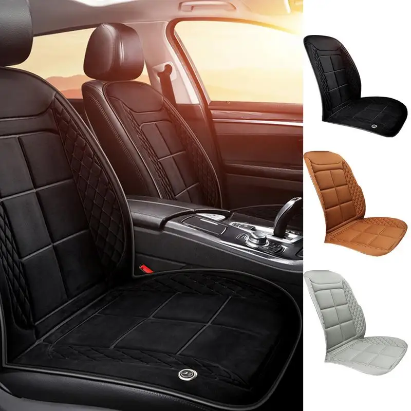 12V/24V Car Heated Seat Covers Winter Car Heating Cushion auto Seat Cushion Fast Heat Seat Warmer Car Accessories Heating Pads