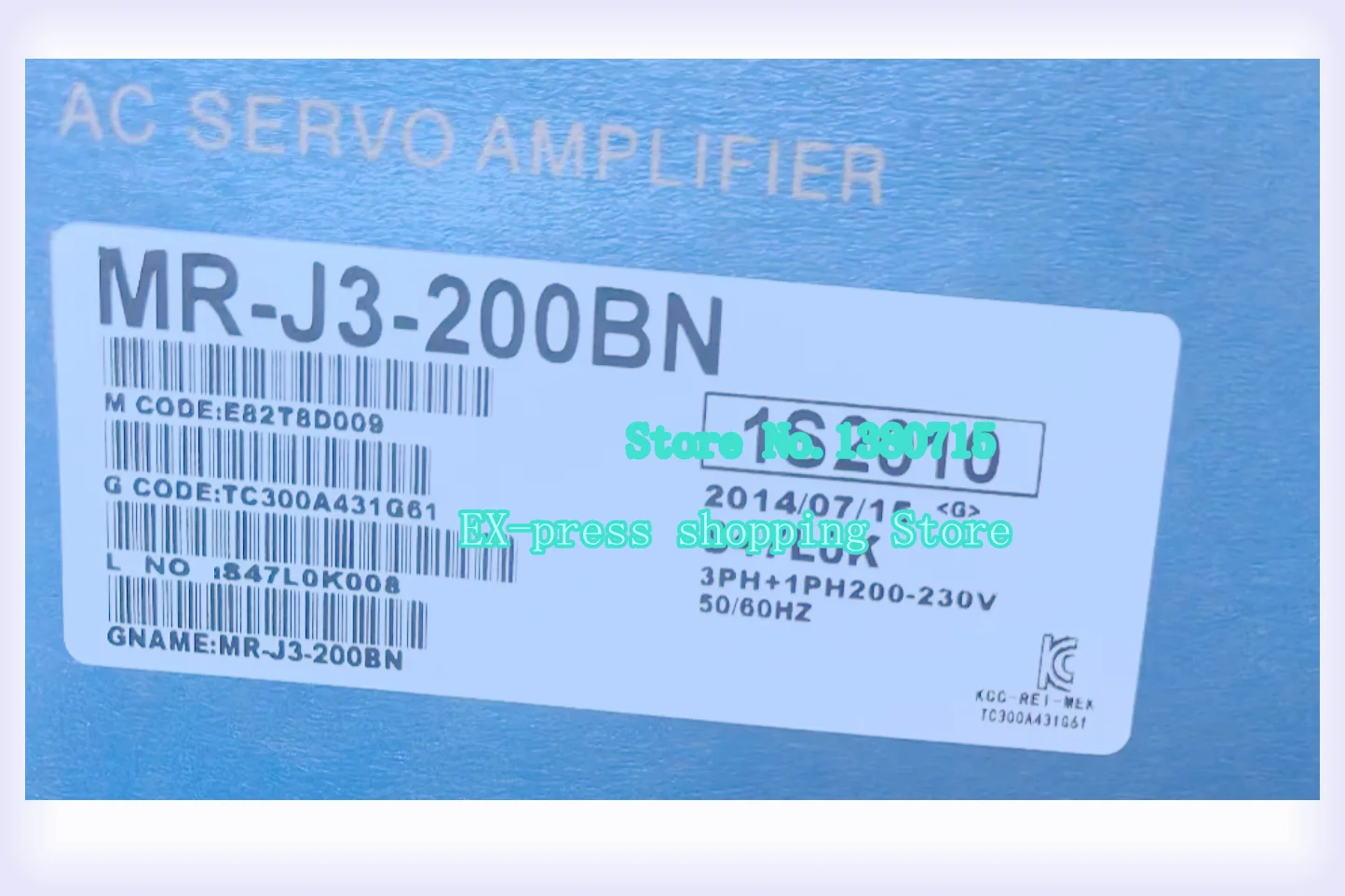 

New Original MR-J3-200BN 3PH AC220V 2KW AC Servo Drive