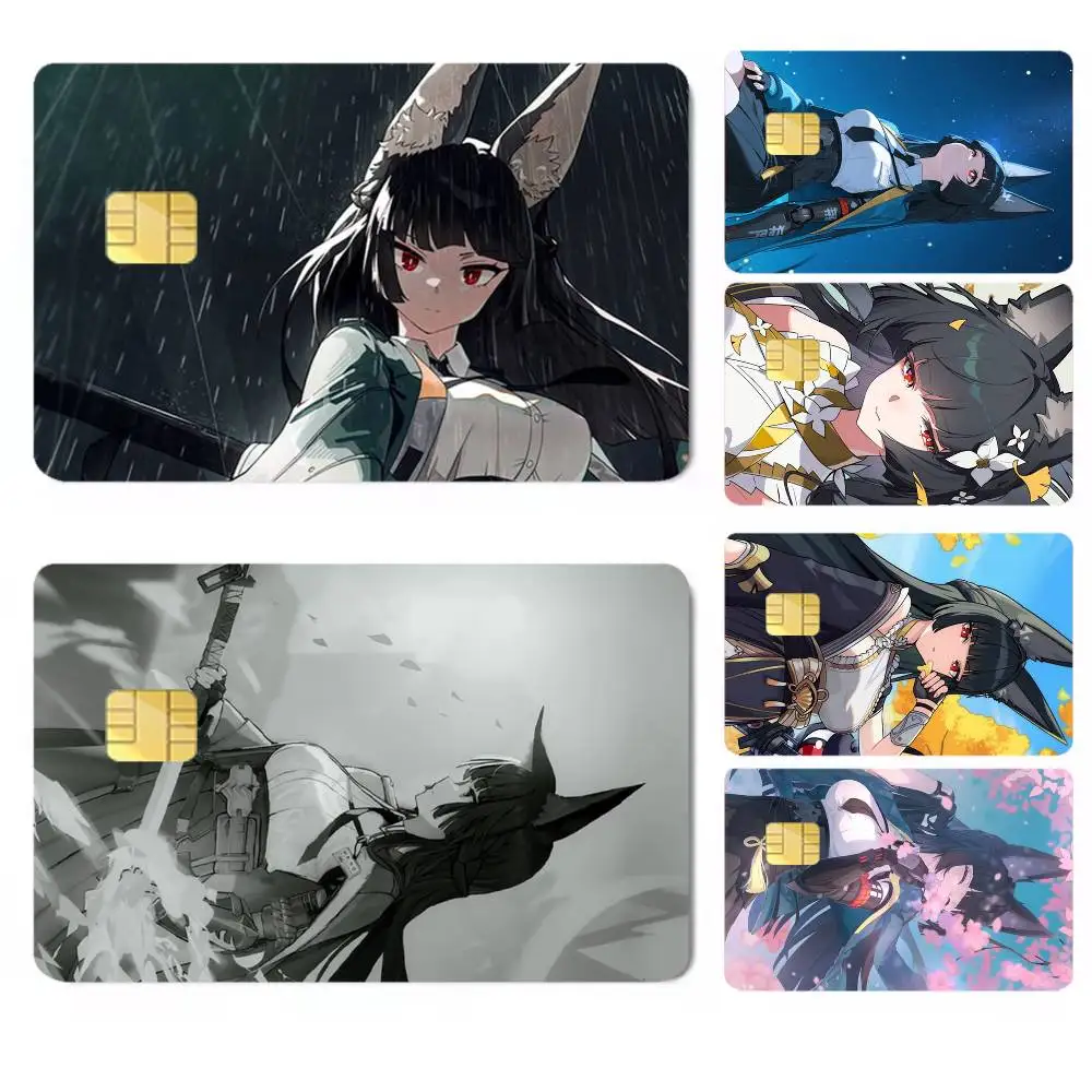 Zone Zero-o Miyabi Hoshimi Credit Card HD Stickers Premium matte film effectively prevents fingerprints and daily abrasion.