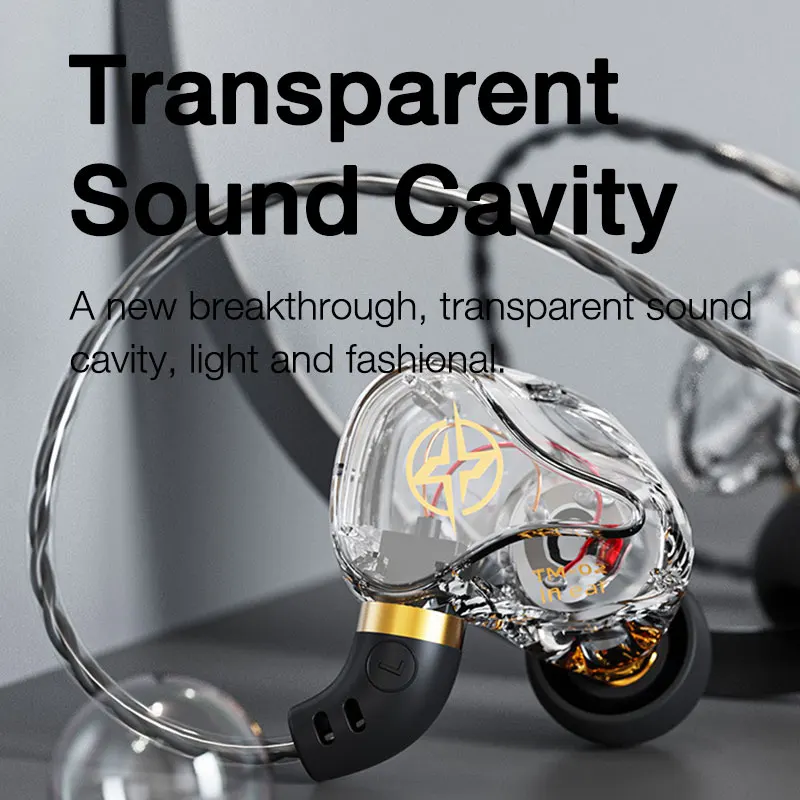 سماعات رأس رياضية سلكية من EARDECO-Bass مع ميكروفون ، سماعات أذن ستيريو داخل الأذن ، سماعة رأس عالية الجودة ، سماعات أذن HiFi