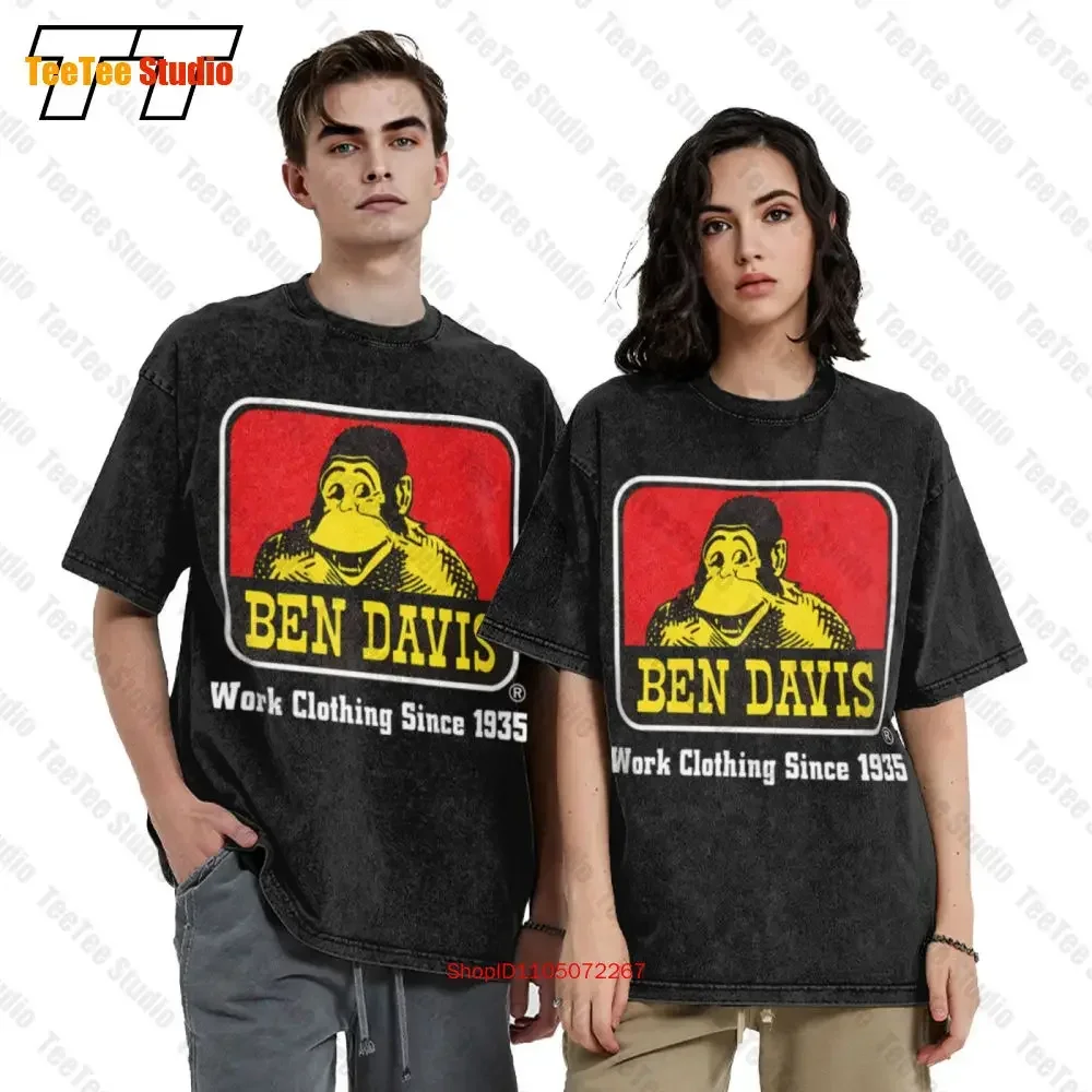 Ben Davis Vintage Oversized T-Shirt Men Classic Logo 418L