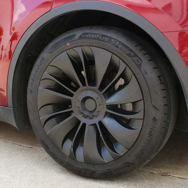 

Creease 4PCS ABS 19-Inch Hubcap Wheel Covers Replacement Wheel Exterior Cap Kit For Tesla Model Y 2022 Car Accessories