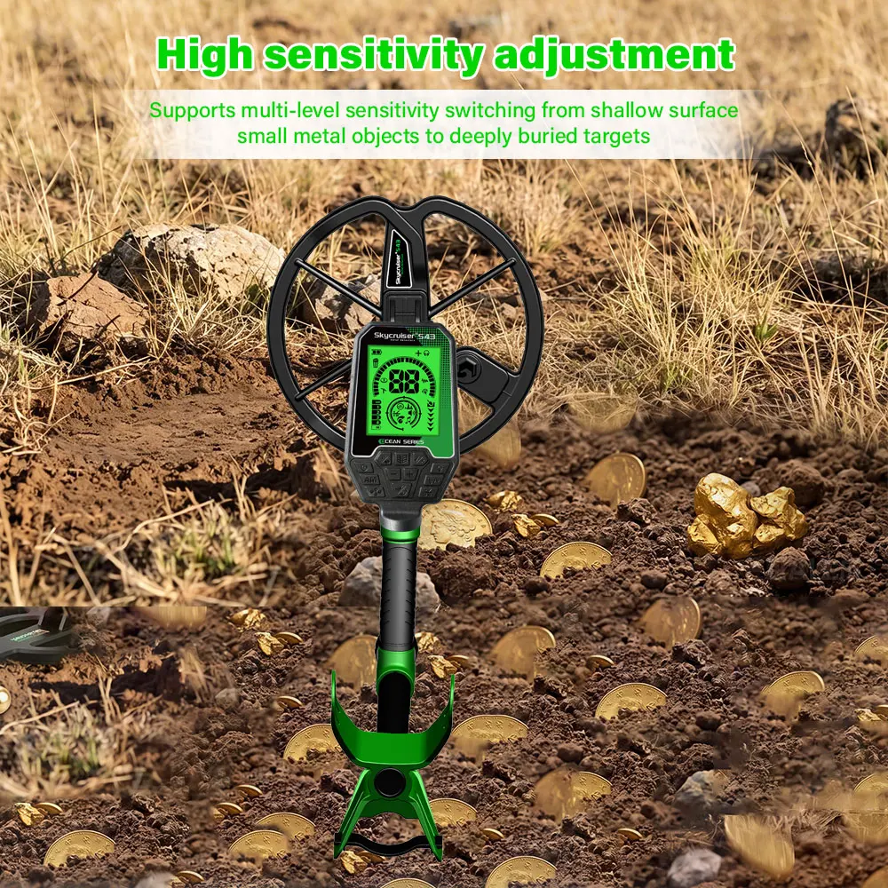 Metal Detector S43 High Accuracy Gold Machine Detector Underwater Search Device Under Ground Metal Detector