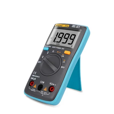 Automatic range digital multimeter ZT98 anti-burn small current multimeter small meter