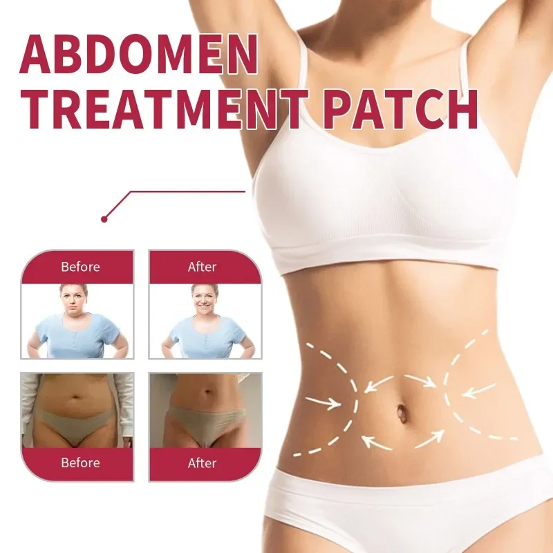 5 Pcs Quick Slimming Patch Belly Slim Patch Abdomen firming shaping Fat Burning Navel Stickers Weight Loss Slimer Health Care