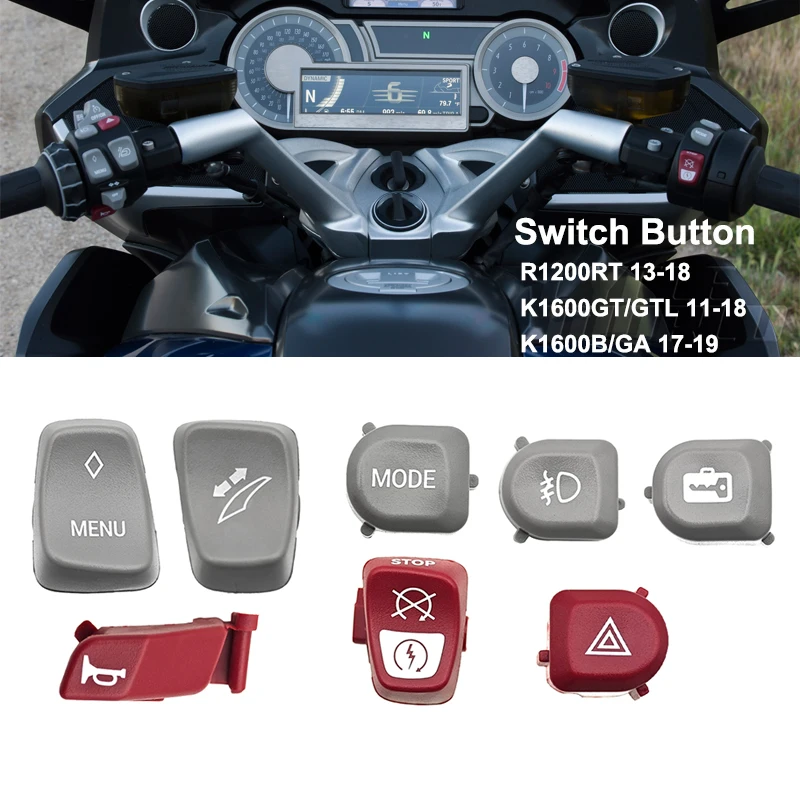 

Motorcycle Switch Button Cover For BMW R1200RT 2013-2018 K1600GT/GTL 2011-2018 K1600B/GA 2017-2019 Accessories