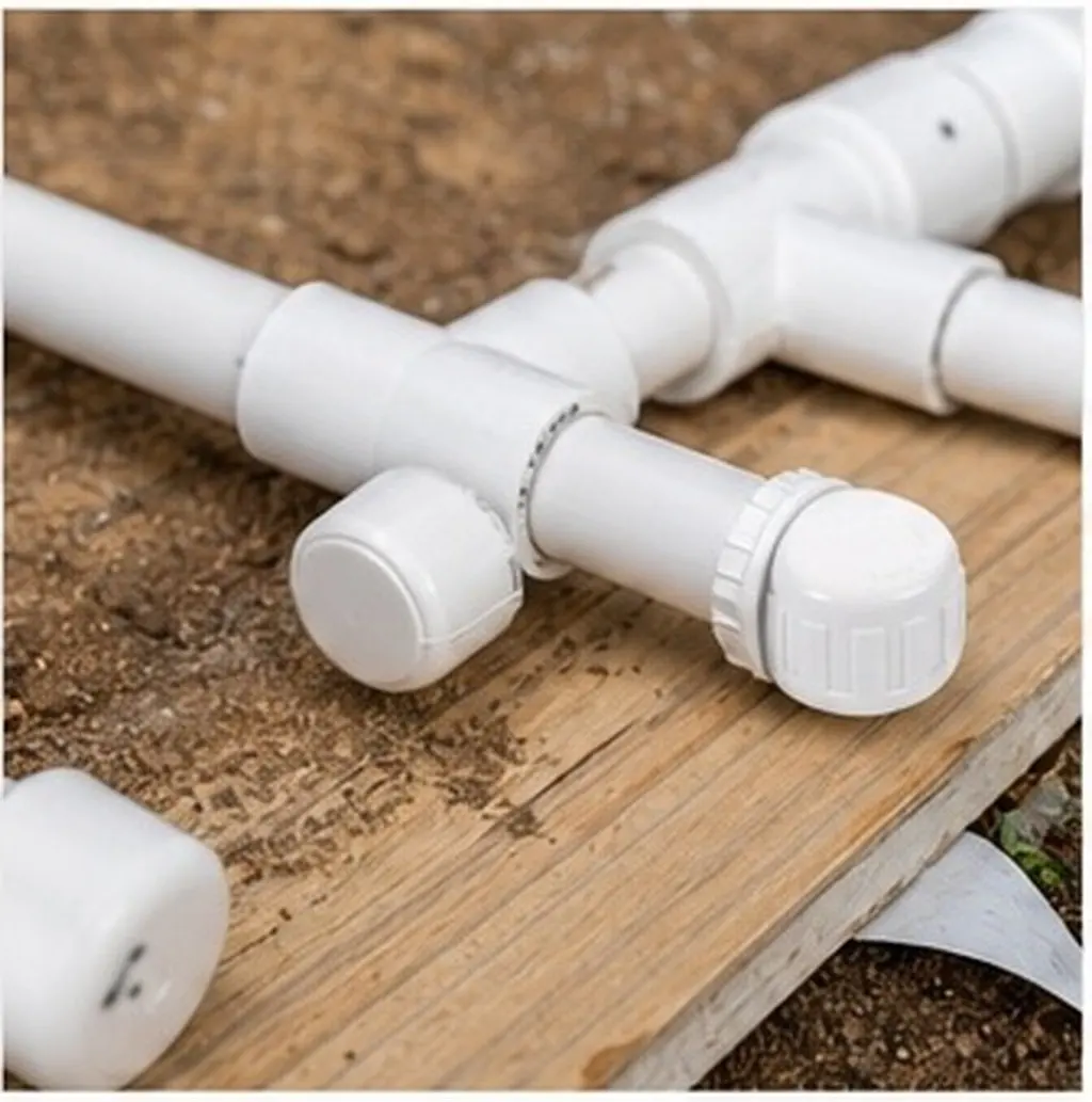 25Pcs PVC Female Threaded Pipe End Caps High Strength Lightweight for Cold Water Systems Sprinkler Irrigation Plumbing