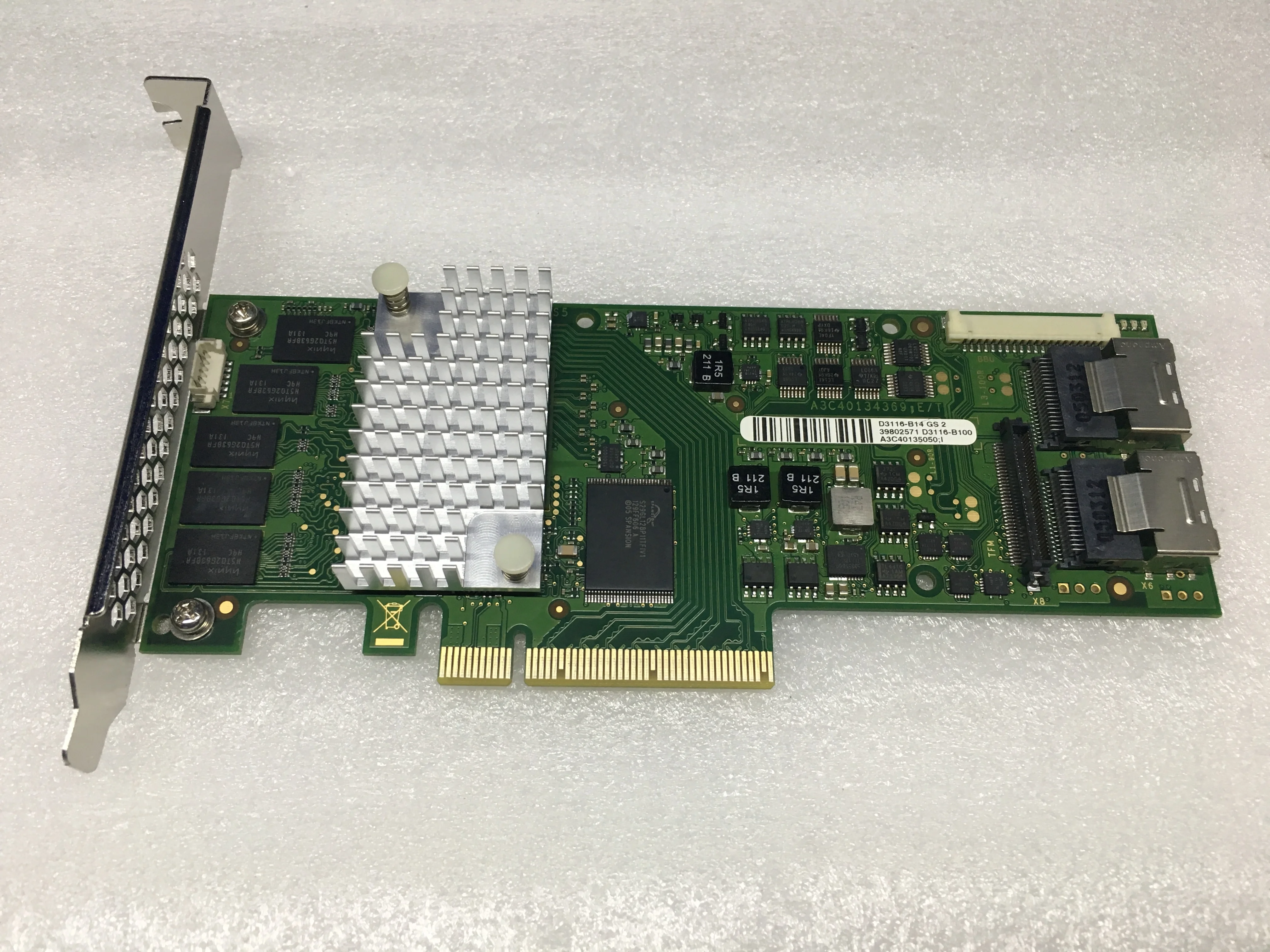 Fujitsu d3116 raid sas 6g 1g controlador pcie2 lsi2208 = 9266-8i cartão raid