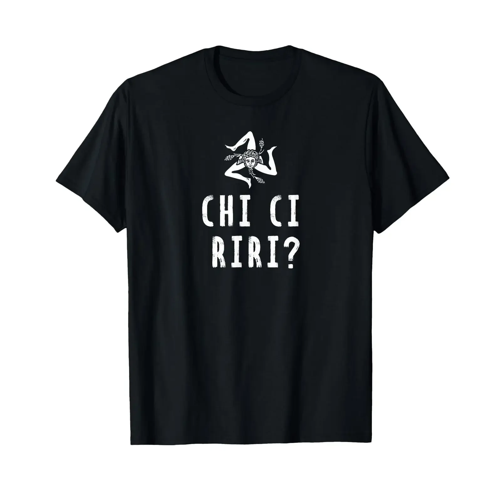 Camiseta Dialetto Siciliano Espressione Siciliana Divertente Preta Vintage Lavada Estilo Streetwear Para Uso Diário Respirável