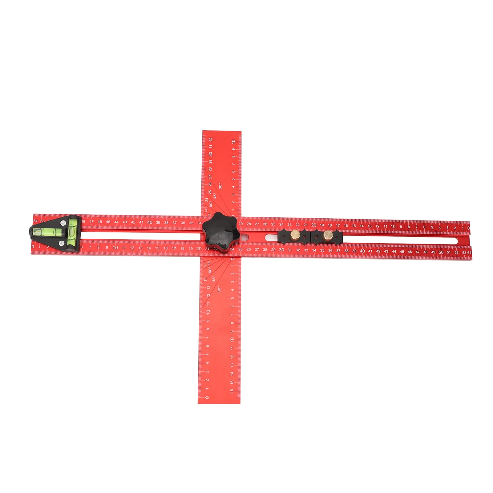 Drilling Positioning Ruler 2 in 1 45° and 90° Punch Locator Drill  for Woodworking T  Measuring Tool T  Ruler