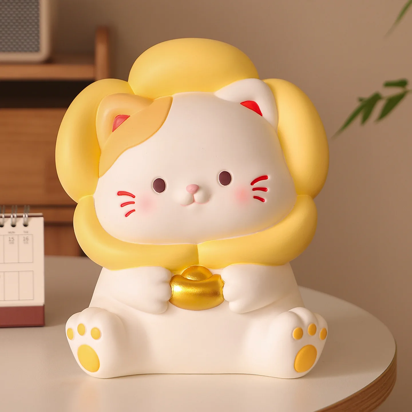 Cartoon Cat Piggy Bank That Can Be Stored and Retrieved Large-capacity Enamel Anti-fall High-looking Gift Cartoon Piggy Bank