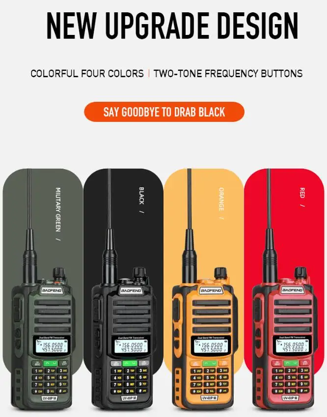 

2023 Baofeng UV68 Pro Max V2 Waterproof Walkie Talkie High Power Ham CB Radio Upgrade Of UV9R UV5R Pro UV16 UV82 MAX 50KM Range